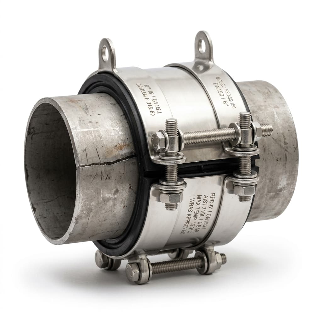Boru Tamir Kelepçesi / Pipe Repair Clamp (DN100 - DN110)